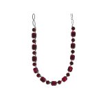 Necklace By Mariana Woman Graceful Garnet and Ruby Swarovski Crystals