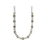 Necklace By Mariana Woman Contemporary Cream Pearl and Peach Swarovski Crystals