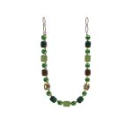 Necklace By Mariana Woman Luxurious Peridot and Smoked Topaz Swarovski Crystals
