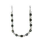 Necklace By Mariana Woman Exquisite Black and Champagne Swarovski Crystals