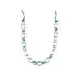 Necklace By Mariana Woman Captivating Light Amethyst and Gray Swarovski Crystals