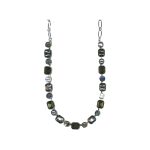 Necklace By Mariana Woman Classic Jasper Mineral and Swarovski Crystals
