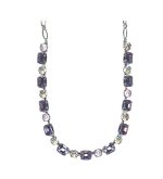 Necklace By Mariana Woman Chic Peach and Champagne Swarovski Crystals