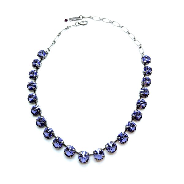 Necklace By Mariana Woman Glamorous Tanzanite Swarovski Crystals