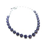 Necklace By Mariana Woman Glamorous Tanzanite Swarovski Crystals - Image 4