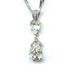 Pendant By Mariana Woman Elegant AB and Clear Swarovski Crystals