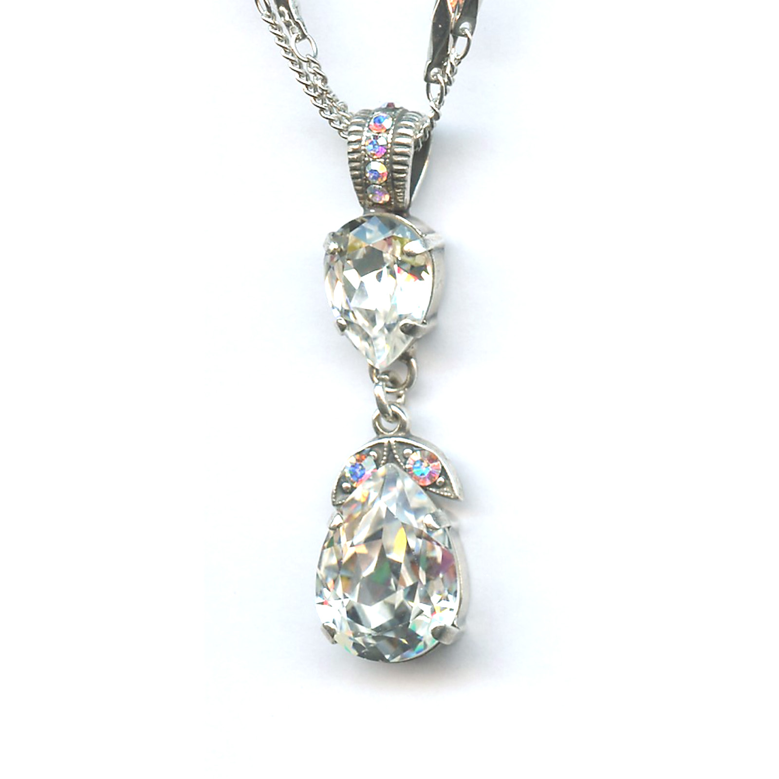 N-5032-4-0011AB-SP Pendant By Mariana Woman Elegant AB and Clear Swarovski Crystals - Image 1