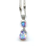 Pendant By Mariana Woman Sophisticated Clear and AB Swarovski Crystals