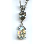 Pendant By Mariana Woman Charming  Clear, AB and Silver Night Swarovski Crystals