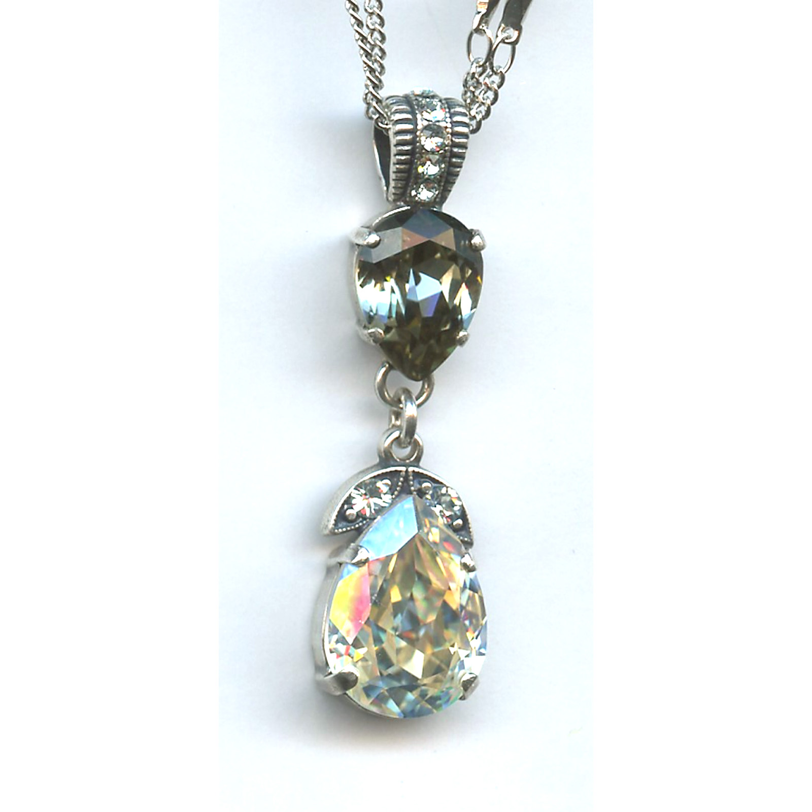 N-5032-4-1080-SP Pendant By Mariana Woman Charming Clear, AB and Silver Night Swarovski Crystals - Image 1