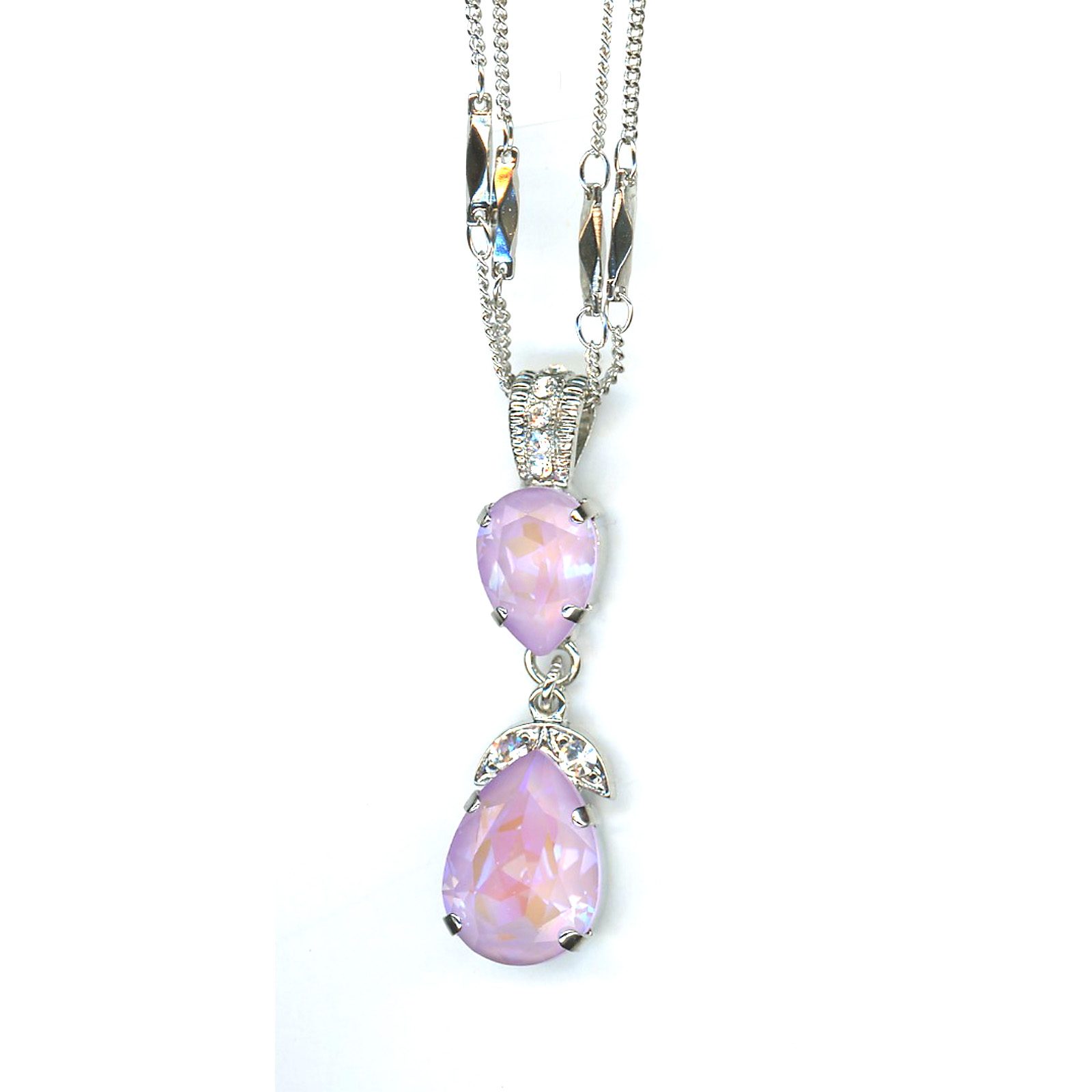N-5032-4-144001-SP Pendant By Mariana Woman Chic Light Olive and Clear Swarovski Crystals - Image 1