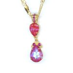 Pendant By Mariana Woman Feminine Sun Kissed Blush Swarovski Crystals