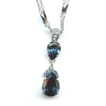 Pendant By Mariana Woman Timeless Montana Blue Swarovski Crystals