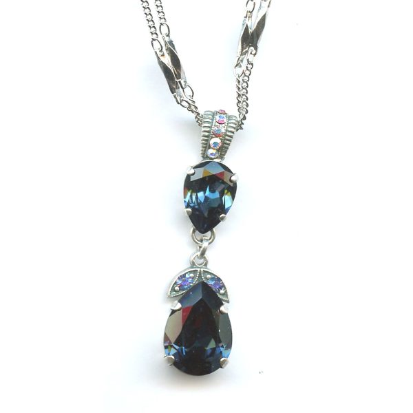 Pendant By Mariana Woman Timeless Montana Blue Swarovski Crystals