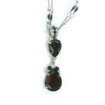 Pendant By Mariana Woman Timeless Jet Black Swarovski Crystals