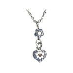 Pendant By Mariana Woman Refined Shades of Purple and Shell Swarovski Crystals - Image 2