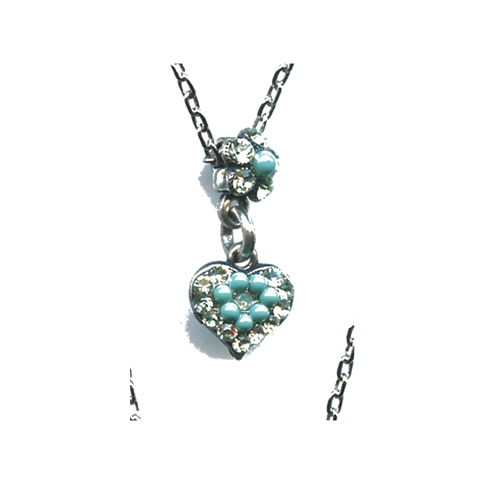N-5322-9-1087-SP Pendant By Mariana Woman Refined Opal and 238 (chrysolite) Swarovski Crystals - Image 1