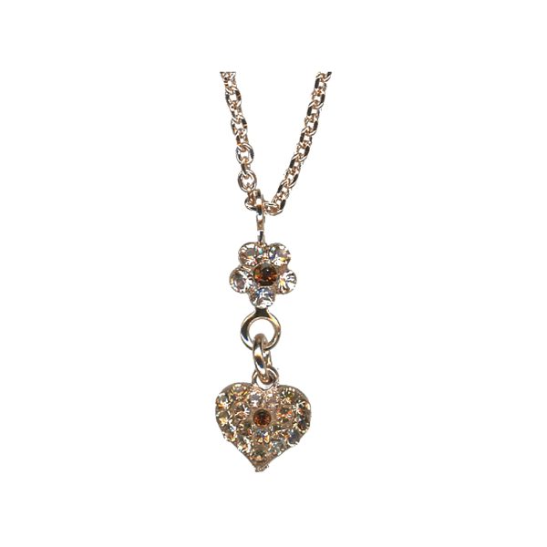 Pendant By Mariana Woman Refined Topaz and Aurum Swarovski Crystals