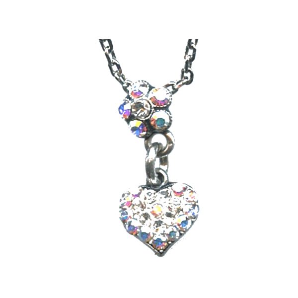 Pendant By Mariana Woman Refined Silk AB and Clear Swarovski Crystals