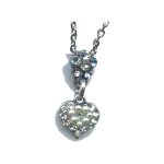 Pendant By Mariana Woman Refined Aquamarine and Light Azore Swarovski Crystals