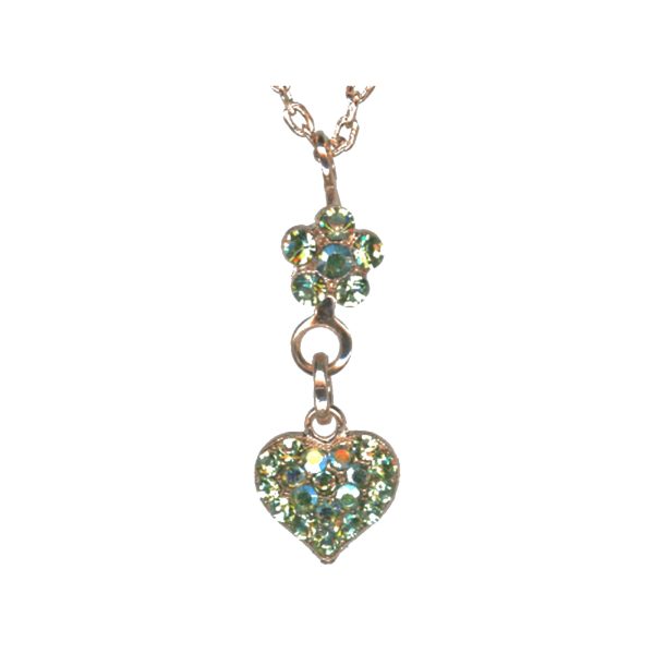 Pendant By Mariana Woman Refined Peridot Swarovski Crystals
