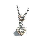 Pendant By Mariana Woman Refined Champagne and Amber Swarovski Crystals