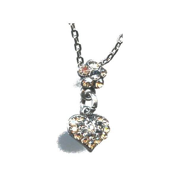 Pendant By Mariana Woman Refined Champagne and Amber Swarovski Crystals