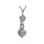 Pendant By Mariana Woman Refined Opal Swarovski Crystals - Image 2