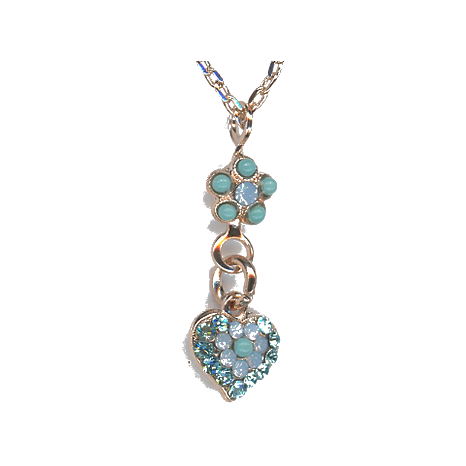 N-5322-9-285-1-RG Pendant By Mariana Woman Refined Opal Swarovski Crystals - Image 1