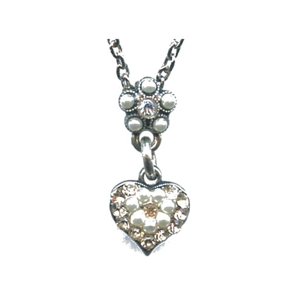 Pendant By Mariana Woman Refined Pearl and Golden Shadow Swarovski Crystals
