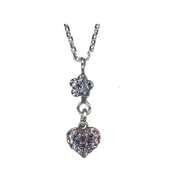 Pendant By Mariana Woman Refined purple and lavender. Swarovski Crystals