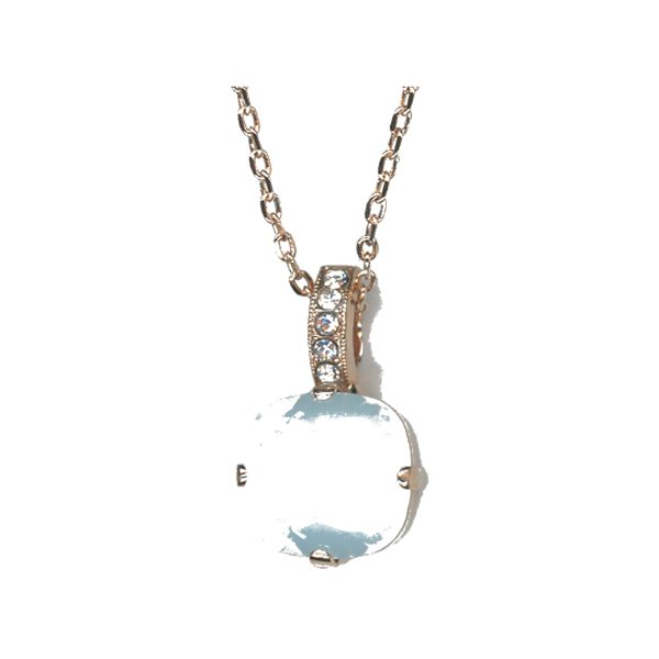 Pendant By Mariana Woman Refined Opal and Clear Swarovski Crystals