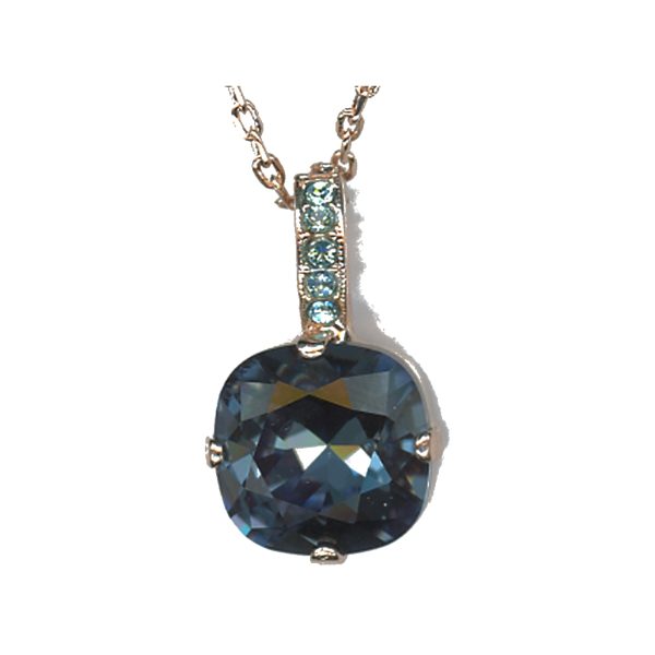 Pendant By Mariana Woman Refined Montana Teal Swarovski Crystals