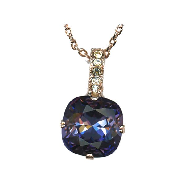 Pendant By Mariana Woman Refined Opal and Lemon Swarovski Crystals