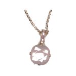 Pendant By Mariana Woman Refined Pearl and Light Rose Swarovski Crystals - Image 2