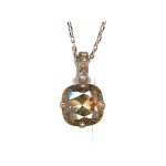 Pendant By Mariana Woman Refined Golden Shadow Swarovski Crystals