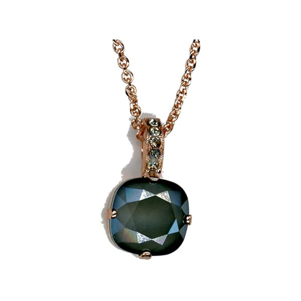 Pendant By Mariana Woman Refined Dk. Grey Swarovski Crystals