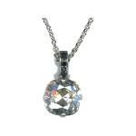 Pendant By Mariana Woman Refined Jet Moonlight Swarovski Crystals