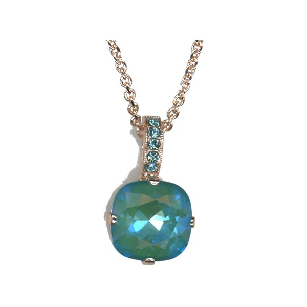 Pendant By Mariana Woman Refined Sun Kissed Laguna Indicolite Swarovski Crystals