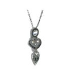 Pendant By Mariana Woman Charming Jet, AB, Pearl and Clear Swarovski Crystals