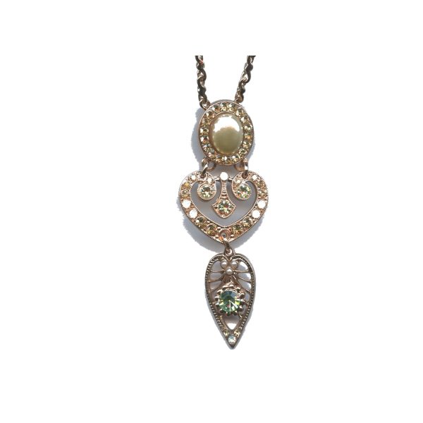 Pendant By Mariana Woman Refined Topaz Pearl and AB Swarovski Crystals