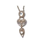 Pendant By Mariana Woman Charming Pearl Mineral and AB Swarovski Crystals