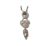 Pendant By Mariana Woman Dazzling Moonlight and Amber Swarovski Crystals
