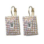 Earrings By Mariana Woman Stylish Crystal AB Swarovski Crystals - Image 2