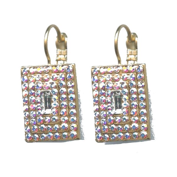 Earrings By Mariana Woman Stylish Crystal AB Swarovski Crystals