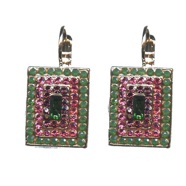 Earrings By Mariana Woman Radiant Topaz and Jonquil Yellow Swarovski Crystals