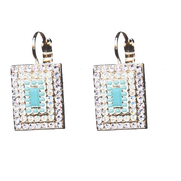 Earrings By Mariana Woman Refined Light amethyst and Crystal Moonlight crystal vitral light Swarovski Crystals