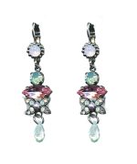 Earrings By Mariana Woman Chic Chrysolite Opal and Chrysolite Swarovski Crystals