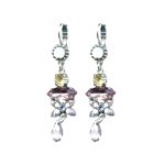 Earrings By Mariana Woman Stylish Chalk White Swarovski Crystals - Image 2