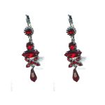 Earrings By Mariana Woman Feminine Siam Swarovski Crystals